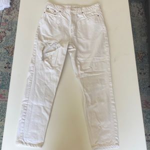 Top shop white jeans